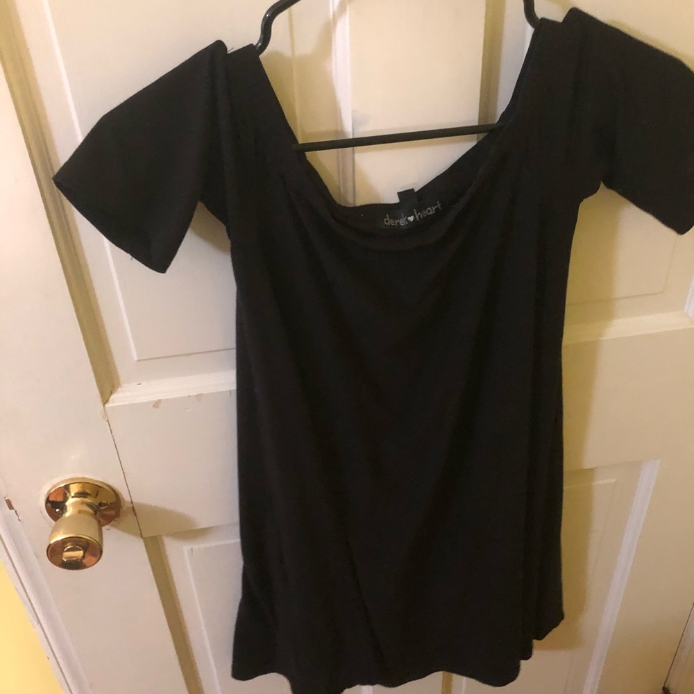 Off the shoulder black dress! MAKE AN OFFER